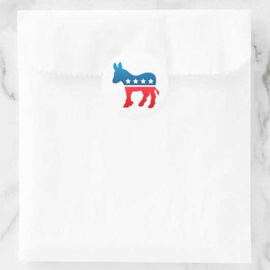 Demokrat Stickers (Tasche)