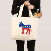 Demokrat-Tasche Jumbo Stoffbeutel (Vorderseite (Produkt))