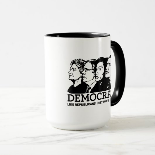 Demokrat-Tasse Tasse (VorderseiteRechts)