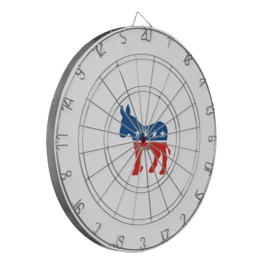 Demokrat-USA-Partypfeilbrett Vereinigte Staaten Dartscheibe (Vorderseite Links)