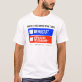 DEMOKRAT vs. DEPRAVATION (in russischer Sprache) T T-Shirt (Vorderseite)