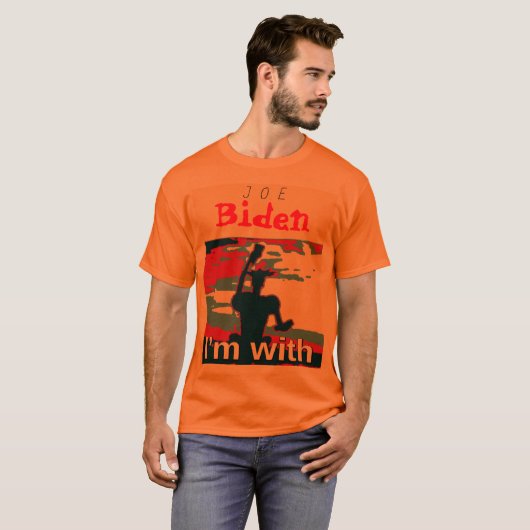 Demokraten 2024 Ich bin mit Him Vote für Joe Biden T-Shirt (Vorne ganz)