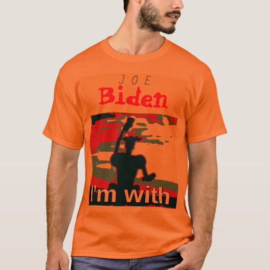 Demokraten 2024 Ich bin mit Him Vote für Joe Biden T-Shirt (Vorderseite)