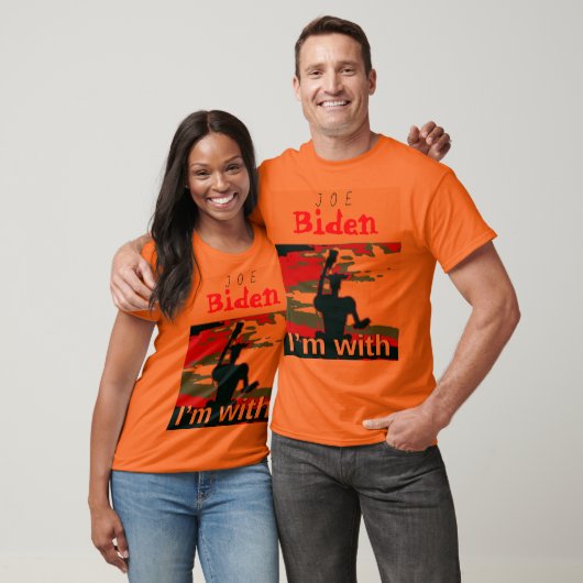Demokraten 2024 Ich bin mit Him Vote für Joe Biden T-Shirt (Unisex)