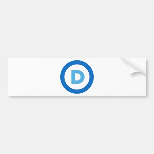 Demokraten Autoaufkleber (Vorne)