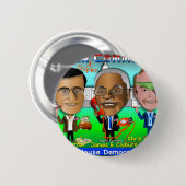 Demokraten Button (Vorne & Hinten)