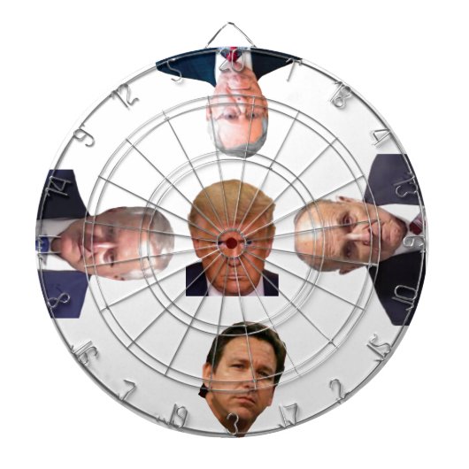 Demokraten Dartboard Dartscheibe (vorne)