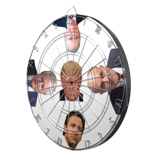 Demokraten Dartboard Dartscheibe (Vorderseite rechts)