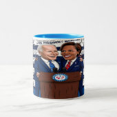Demokraten ehren Biden, Embrace Harris - 11oz Cera Zweifarbige Tasse (Mittel)