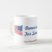 Demokraten für die Sanitäts-Tasse Kaffeetasse (Vorderseite Links)