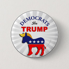 DEMOKRATEN für TRUMP TRUMPOCRATS Party jetzt umsch Button