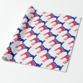 Demokraten Geschenkpapier (Ungerollt)