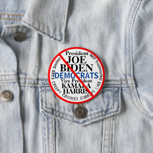 Demokraten Joe Biden Kamala Harris Button