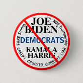 Demokraten Joe Biden Kamala Harris Button (Vorderseite)