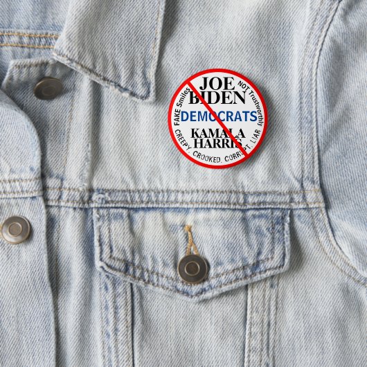 Demokraten Joe Biden Kamala Harris Button (Beispiel)