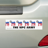 Demokraten NPC Army Autoaufkleber (Auf Auto)