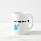 Demokraten Risse Kaffeetasse (VorderseiteRechts)