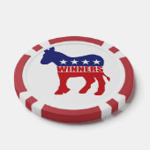 Demokraten sind Sieger Pokerchips (Einzeln)