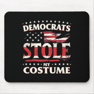 Demokraten stahlen mein Kostüm Trump 2024 Hallowee Mousepad