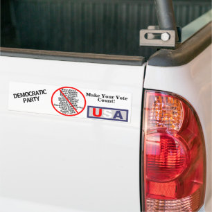 Demokraten USA Parteinamen Autoaufkleber