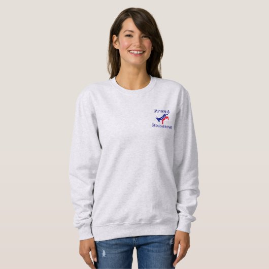 Demokraten wählen sweatshirt (Vorne ganz)