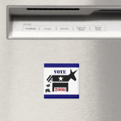 DEMOKRATIE 2008 AUF DEM PLATZ MAGNET (In Situ (Geschirrspüler))