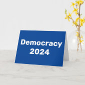 Demokratie 2024 Präsidentschaftswahl Karte (Gelbe Blume)