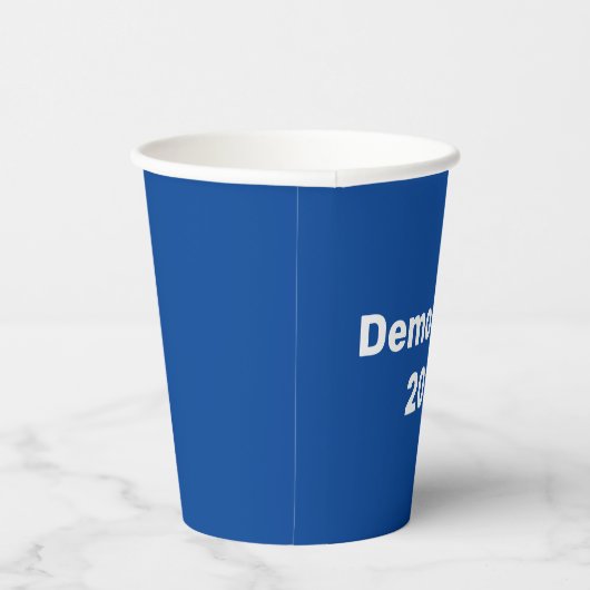 Demokratie 2024 Präsidentschaftswahl Pappbecher (Rechts)