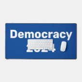 Demokratie 2024 Präsidentschaftswahl Schreibtischunterlage (Tastatur & Maus)