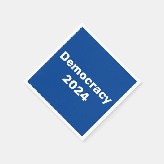Demokratie 2024 Präsidentschaftswahl Serviette (Ecke)