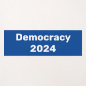 Demokratie 2024 Präsidentschaftswahl Yogamatte (Vorderseite (Horizontal))