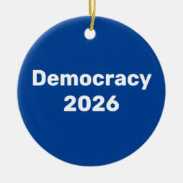 Demokratie 2026 Zwischenwahlen Keramik Ornament
