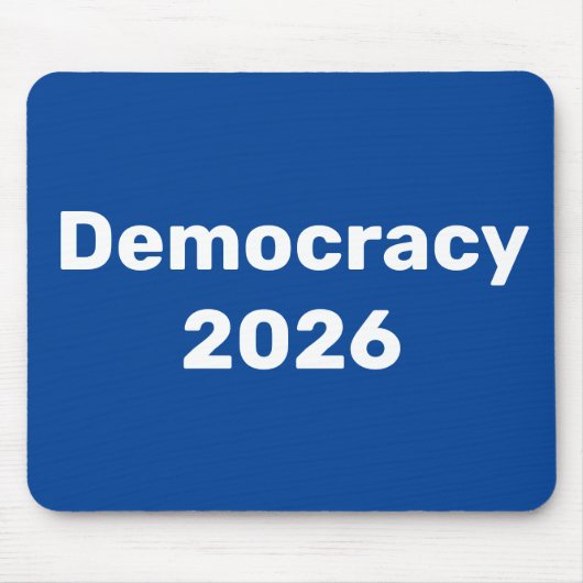 Demokratie 2026 Zwischenwahlen Mousepad (Vorne)