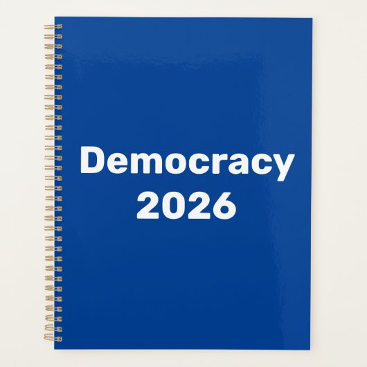 Demokratie 2026 Zwischenwahlen Planer (Vorderseite)