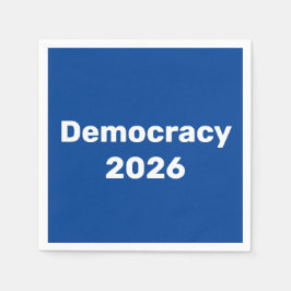 Demokratie 2026 Zwischenwahlen Serviette