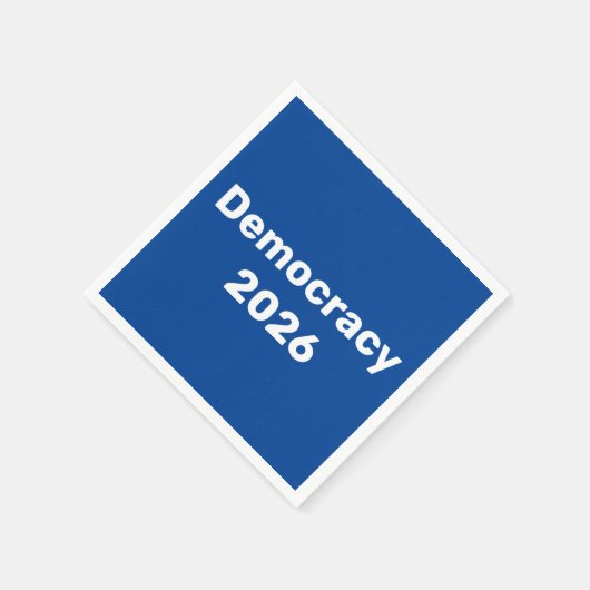 Demokratie 2026 Zwischenwahlen Serviette (Ecke)