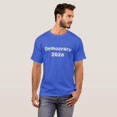 Demokratie 2026 Zwischenwahlen T-Shirt (Vorne ganz)