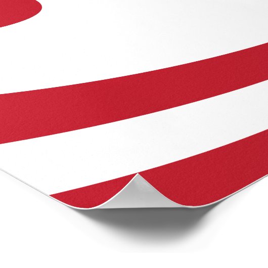 Demokratie braucht Mut | Flagge | Poster (Ecke)