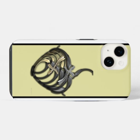 "Demokratie der Liebe", Apple iPhone 14 Fall Hülle (Rückseite (Horizontal))