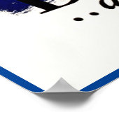 Demokratie eine Herausforderung, Poster mit Libert (Ecke)