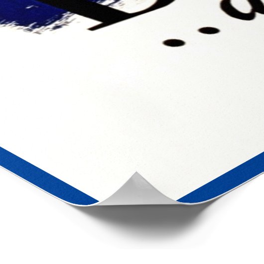 Demokratie eine Herausforderung, Poster mit Libert (Ecke)