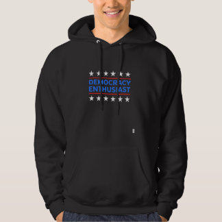 Demokratie-Enthusiasten Design Proud Patriotic App Hoodie