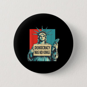 Demokratie Hat Keine Könige 4. Juli Statue Der Fre Button