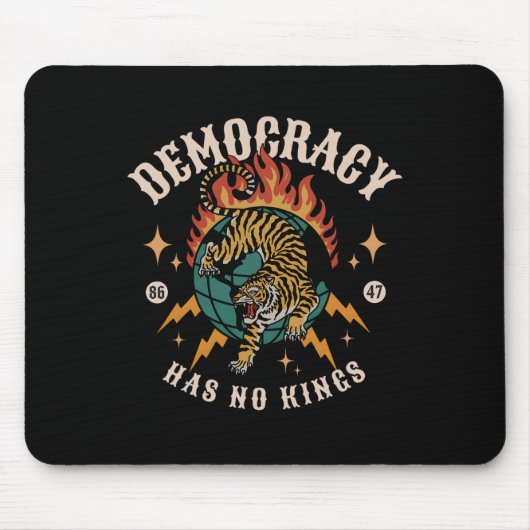 Demokratie hat keinen König 8647 gegen Trump Ameri Mousepad (Vorne)