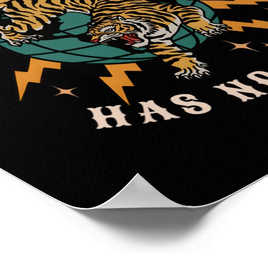 Demokratie hat keinen König 8647 gegen Trump Ameri Poster (Ecke)