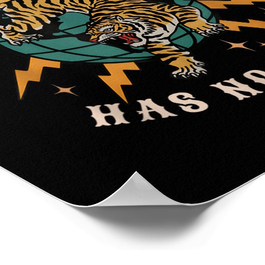 Demokratie hat keinen König 8647 gegen Trump Ameri Poster (Ecke)