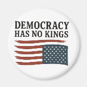 Demokratie hat keinen König gegen Trump USA Magnet (Vorne)