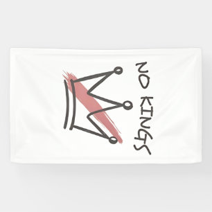 Demokratie hat keinen König-Librety-Status USA Banner