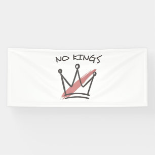 Demokratie hat keinen König-Librety-Status USA Banner