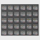 Demokratie hat keinen König-Librety-Status USA Geschenkpapier (Flach)